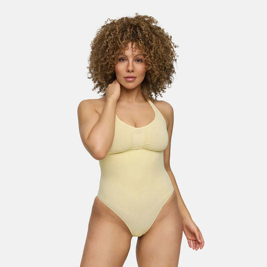 Neckholder Bodysuit mit Slip