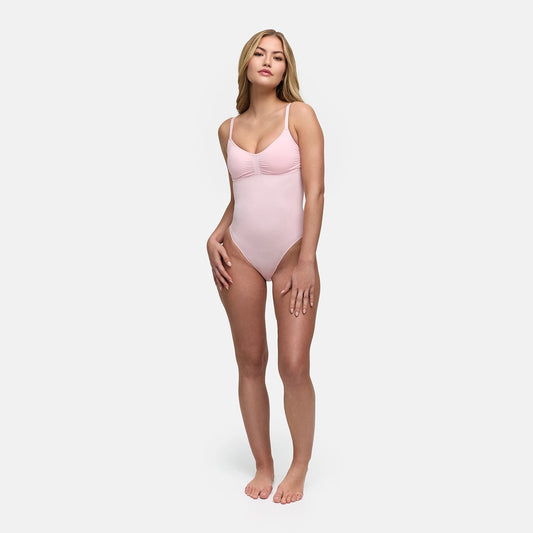 Bodysuit Sculpting Shapewear with integrated pads and briefs