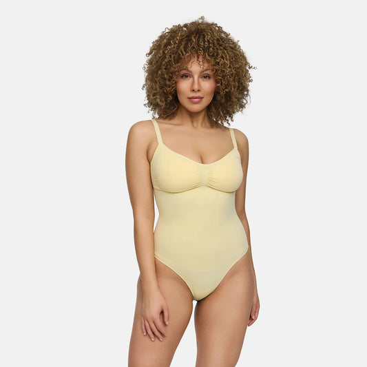 Bodysuit Sculpting Shapewear with integrated pads and briefs