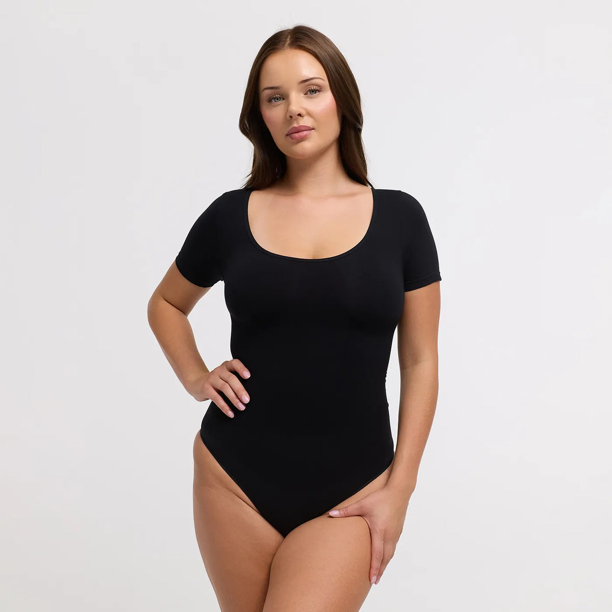 Clean Tshirt Sculpting Bodysuit con perizoma