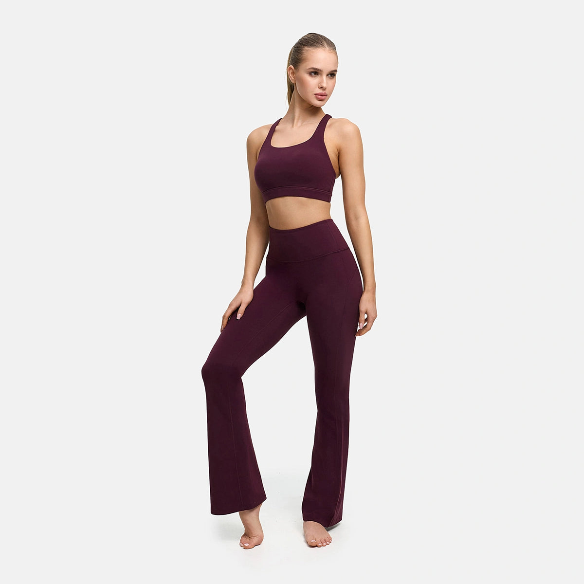 Contour Flared Leggings mit hohem Bund
