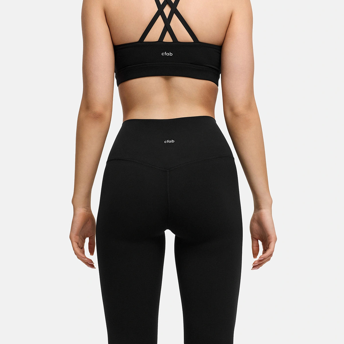 Leggings sagomati con vita alta