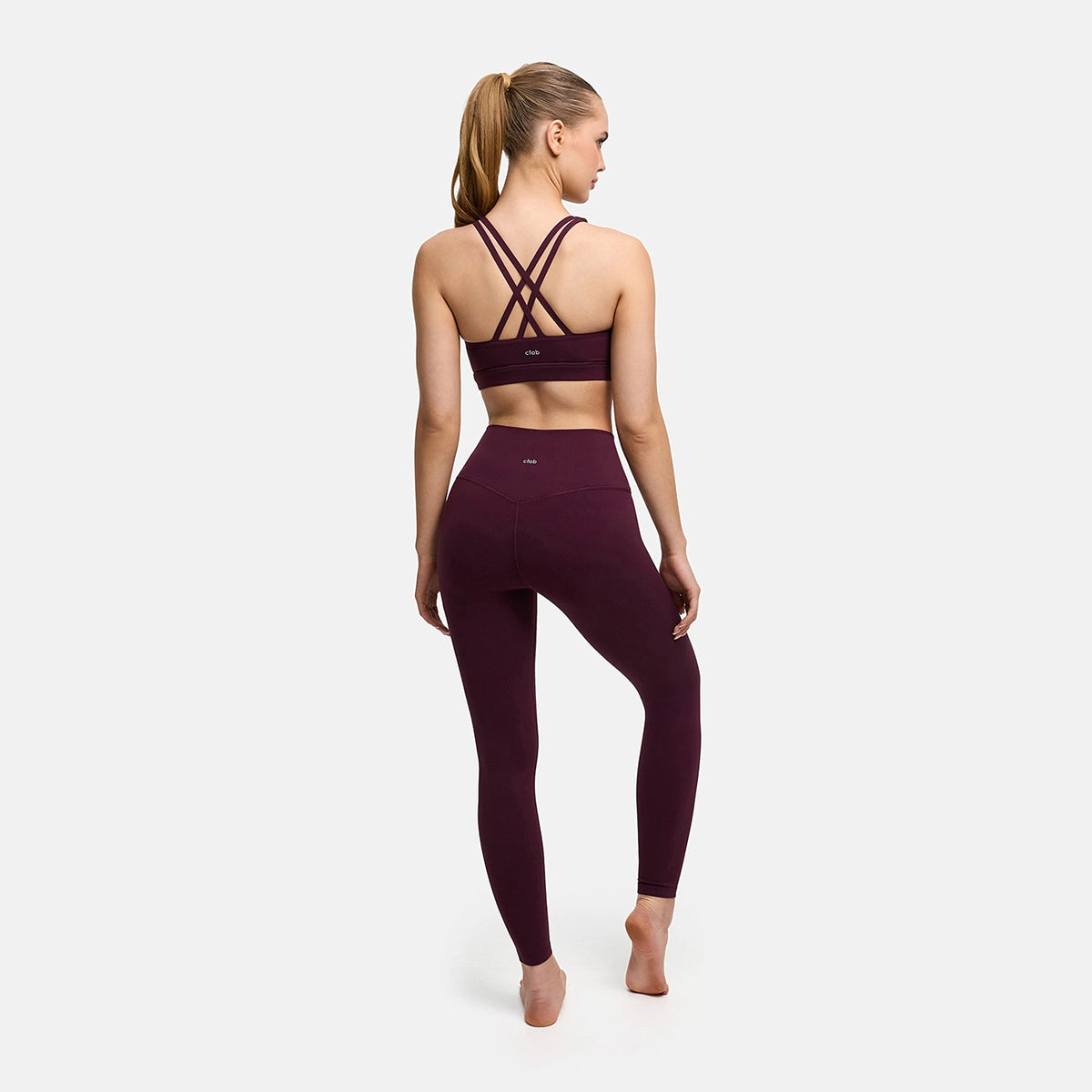 Leggings sagomati con vita alta