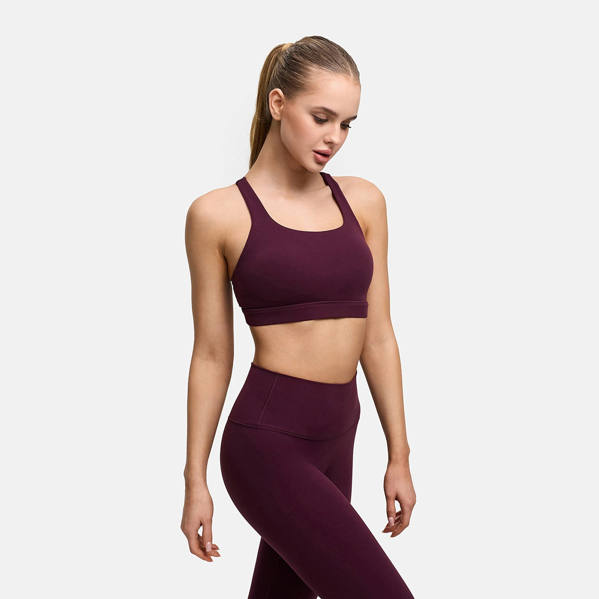 Leggings sagomati con vita alta