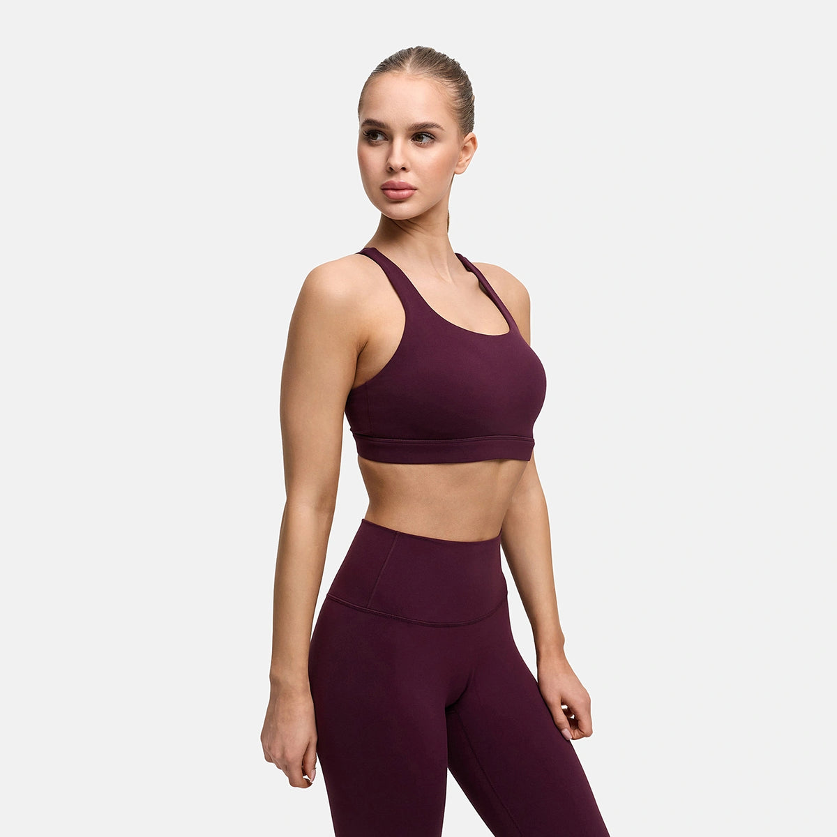 Leggings sagomati con vita alta