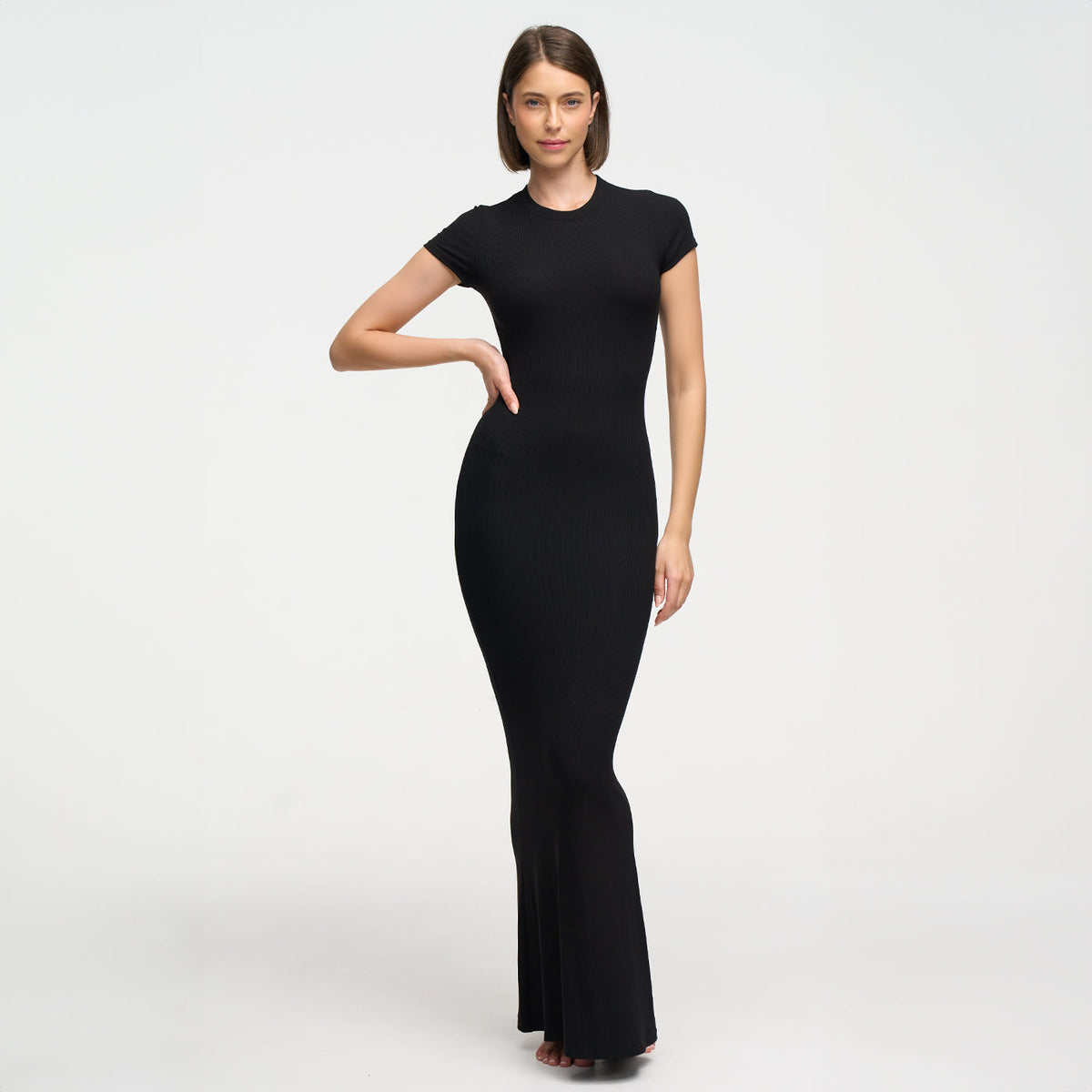 Ribbed T-Shirt Maxikleid - 4 für 2