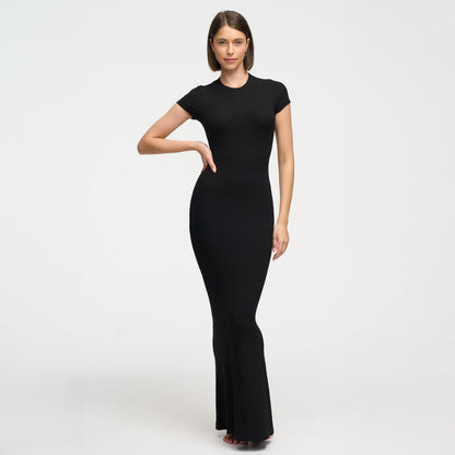 Ribbed T-Shirt Maxikleid - 4 für 2