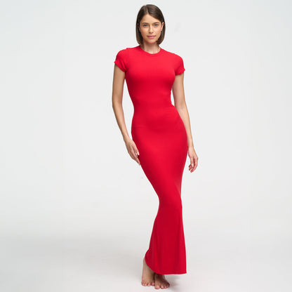 Ribbed T-Shirt Maxikleid - 4 für 2