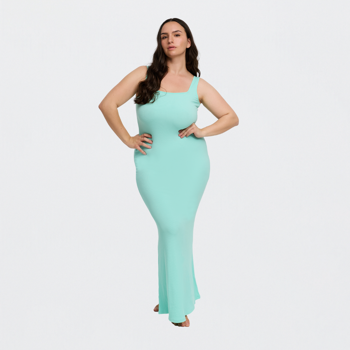Ribbed Tank Top Maxikleid - 4 für 2