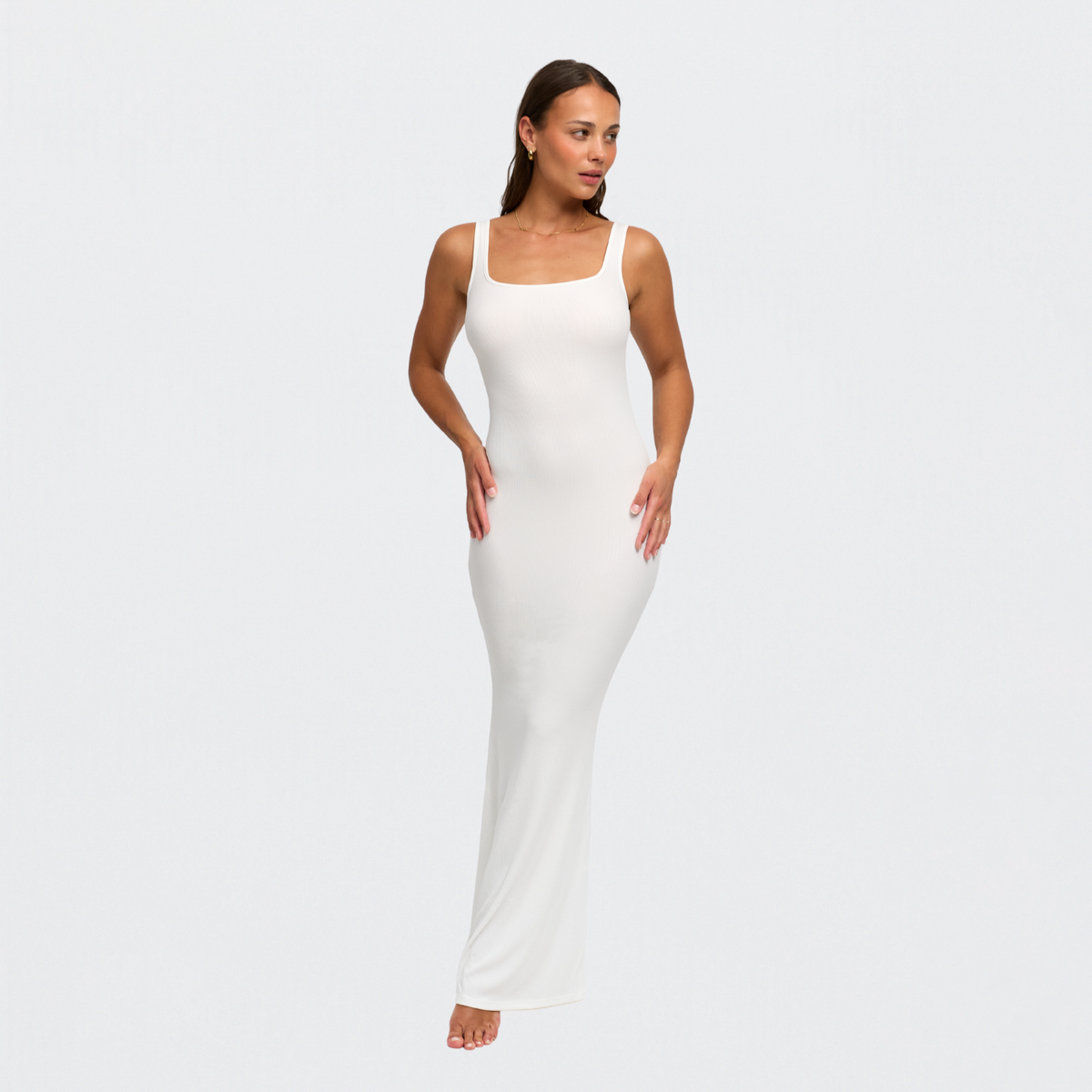 Ribbed Tank Top Maxikleid - 4 für 2