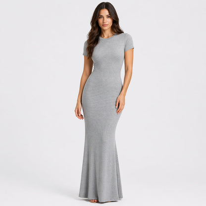 Ribbed T-Shirt Maxikleid - 4 für 2