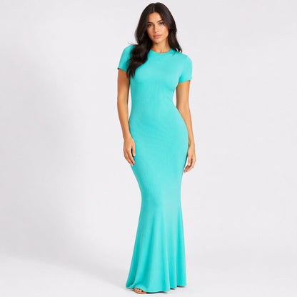 Ribbed T-Shirt Maxikleid - 4 für 2