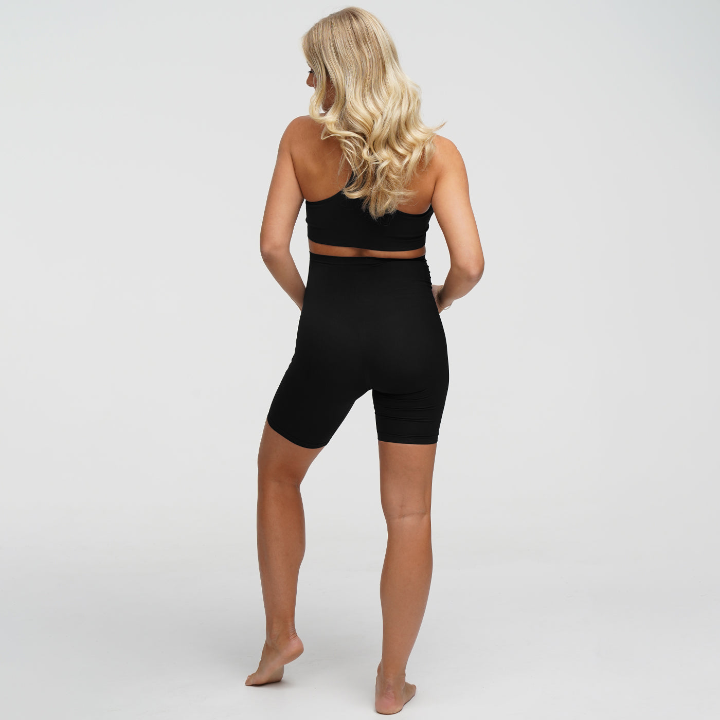 Shorts premaman seamless a vita alta