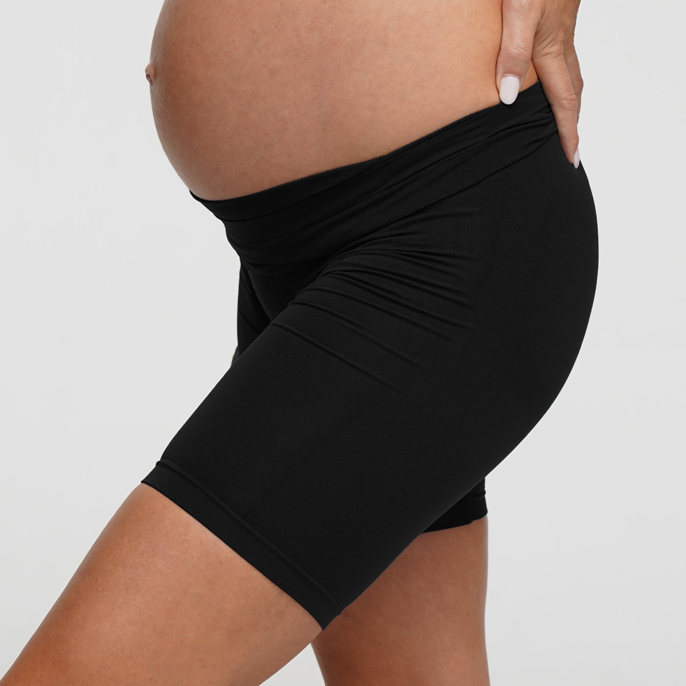 Shorts premaman seamless a vita alta