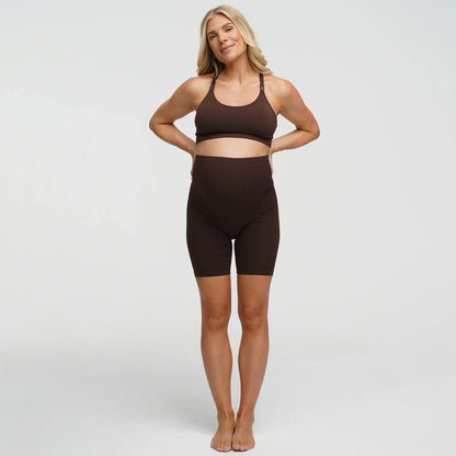 Naadloze positieshort met hoge band - Flash Sale