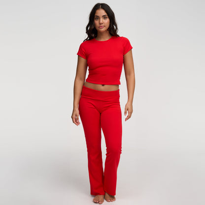 Cotton Flared Bootcut Leggings - 4 für 2