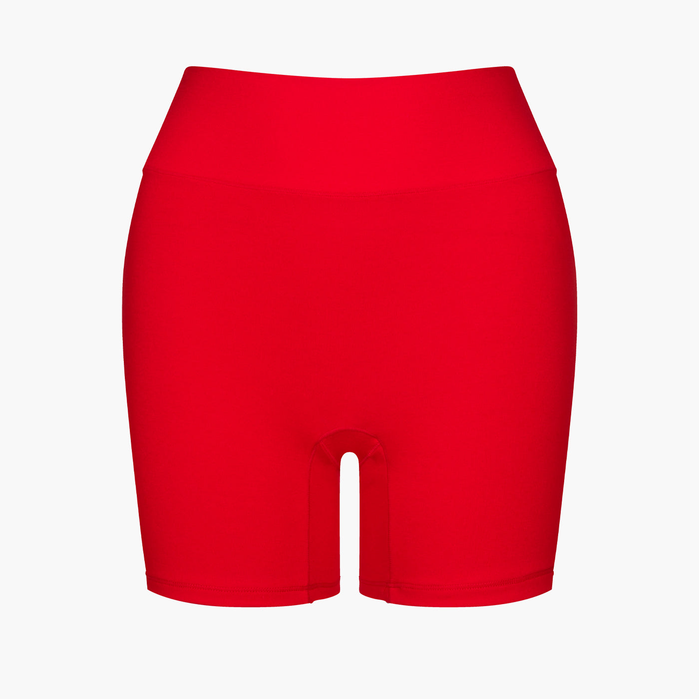 Shorts a vita alta in cotone