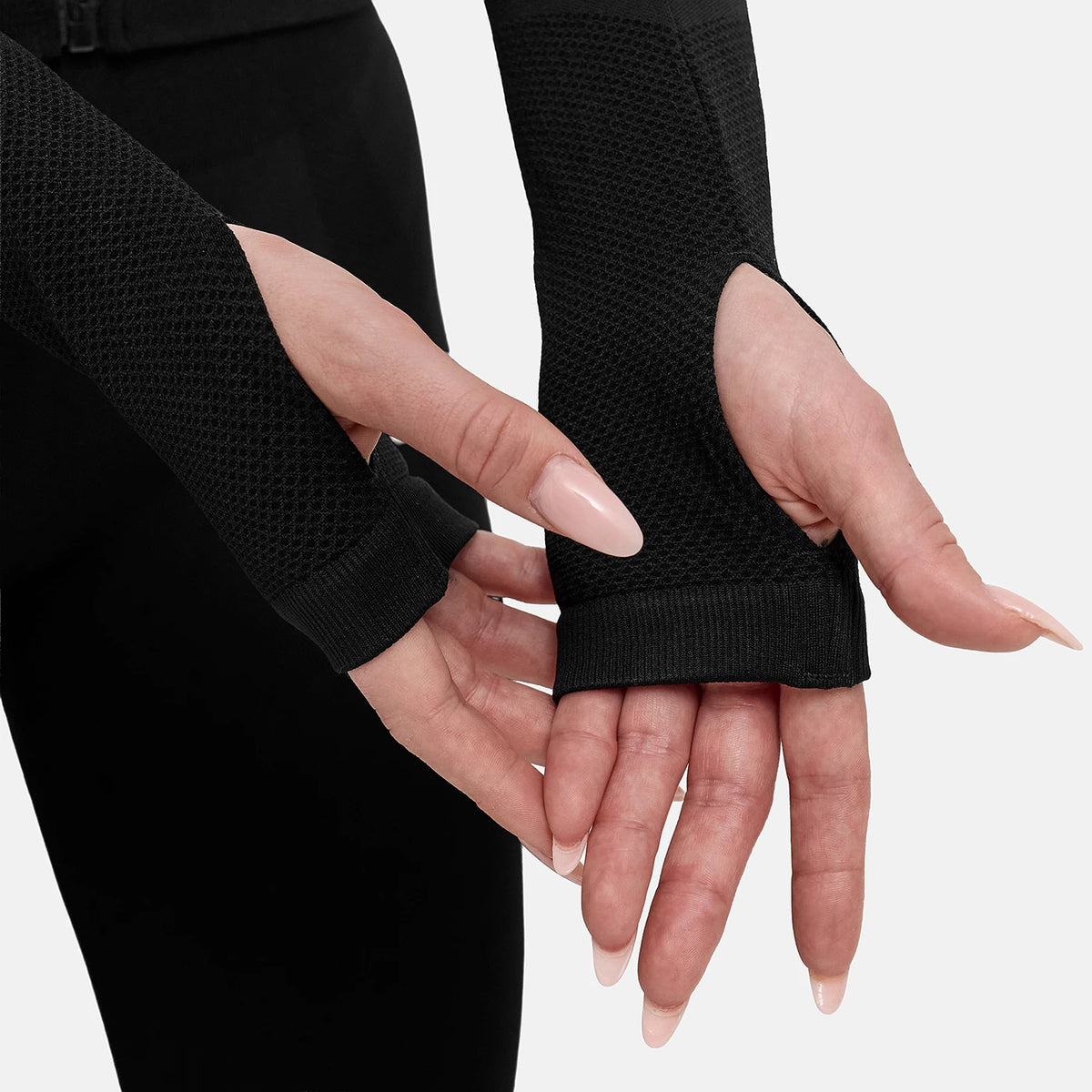 Chaqueta ContourLift Seamless con cremallera