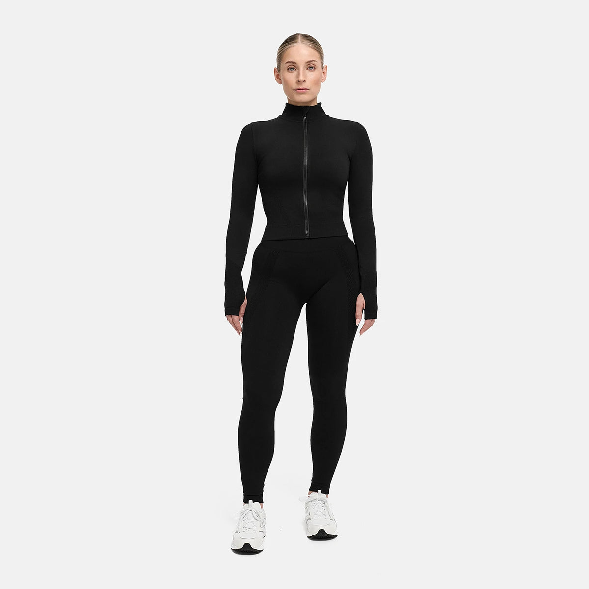 Chaqueta ContourLift Seamless con cremallera