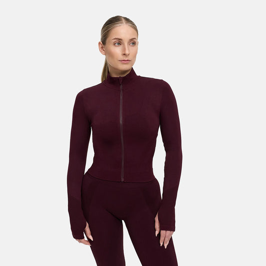 Chaqueta ContourLift Seamless con cremallera