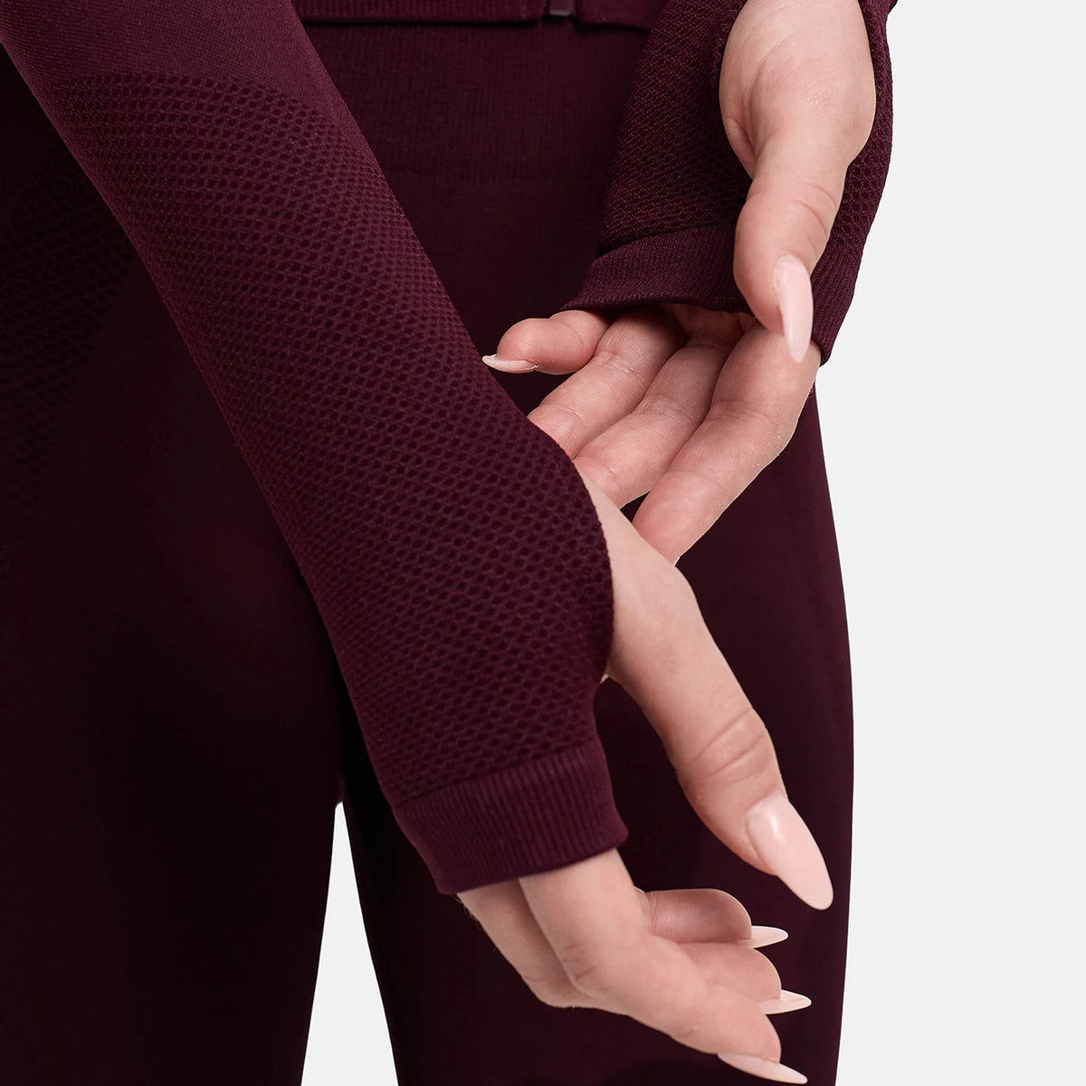 Chaqueta ContourLift Seamless con cremallera