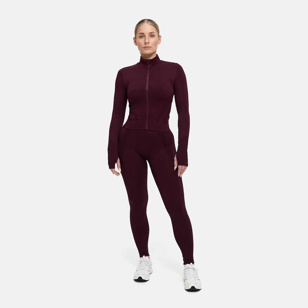 Chaqueta ContourLift Seamless con cremallera