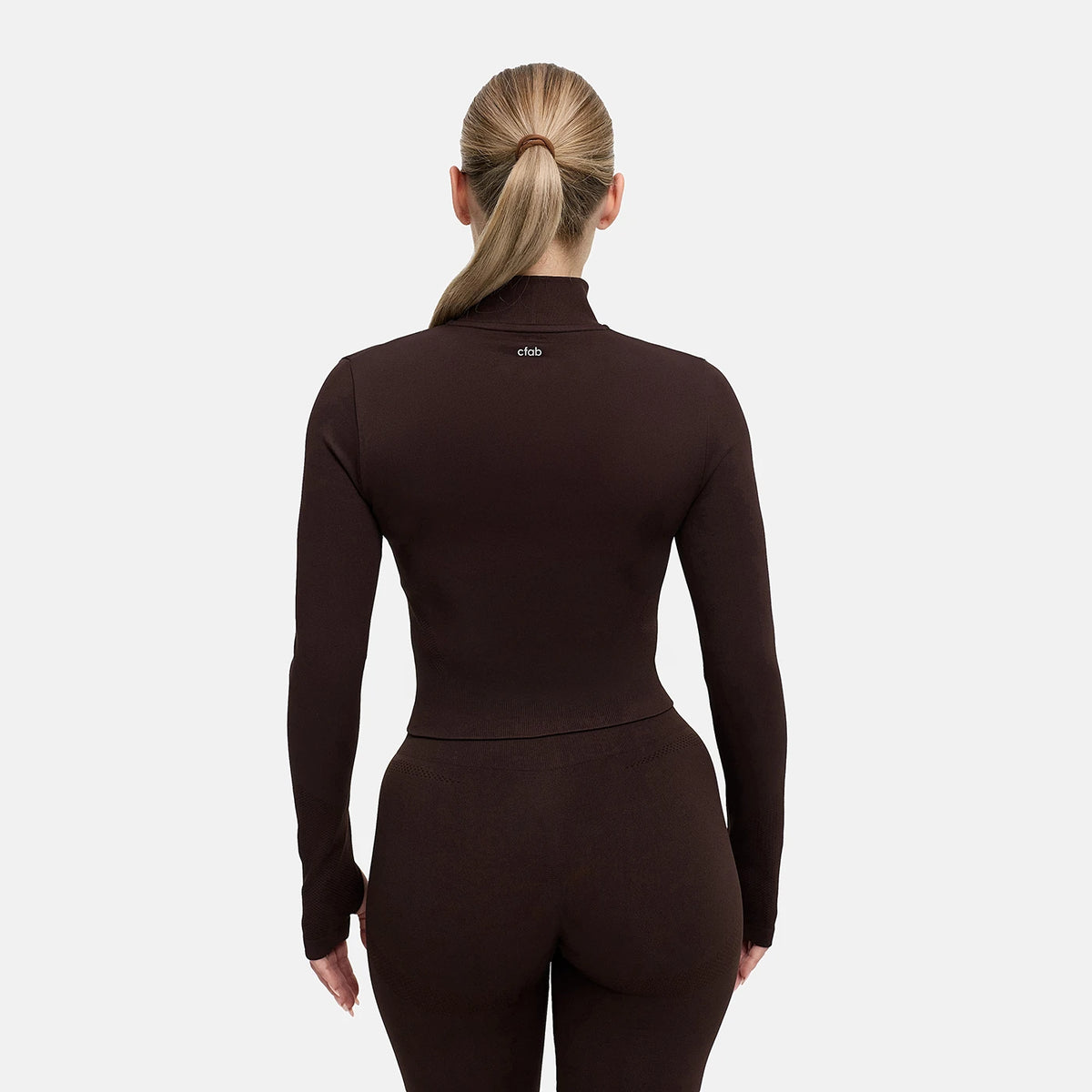 Chaqueta ContourLift Seamless con cremallera