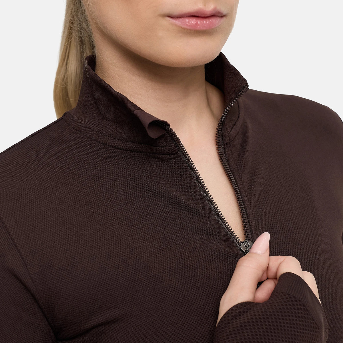 Chaqueta ContourLift Seamless con cremallera