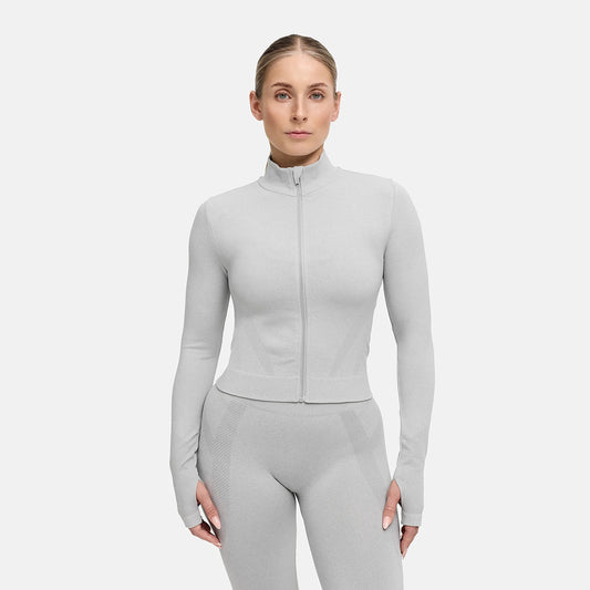 Chaqueta ContourLift Seamless con cremallera