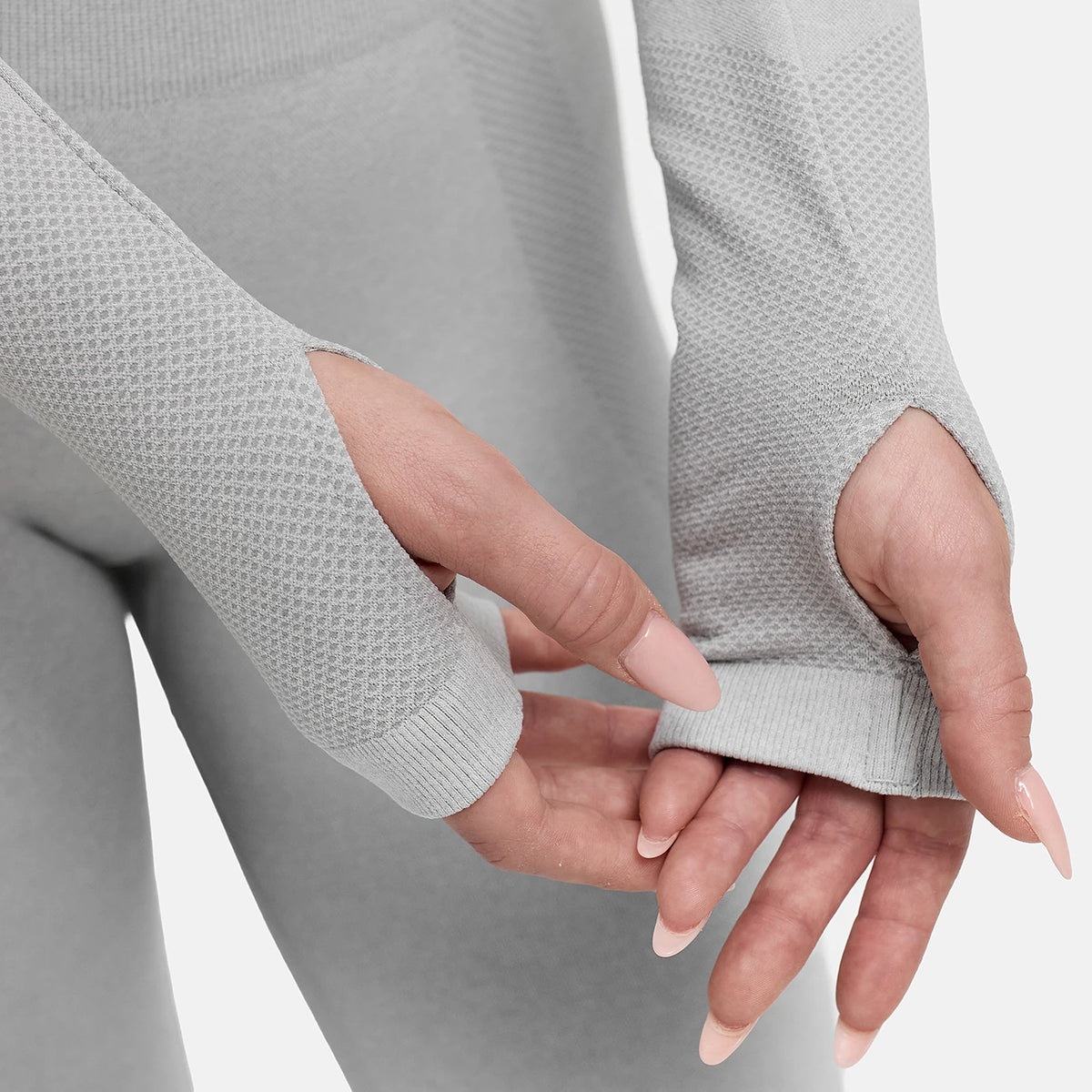 Chaqueta ContourLift Seamless con cremallera