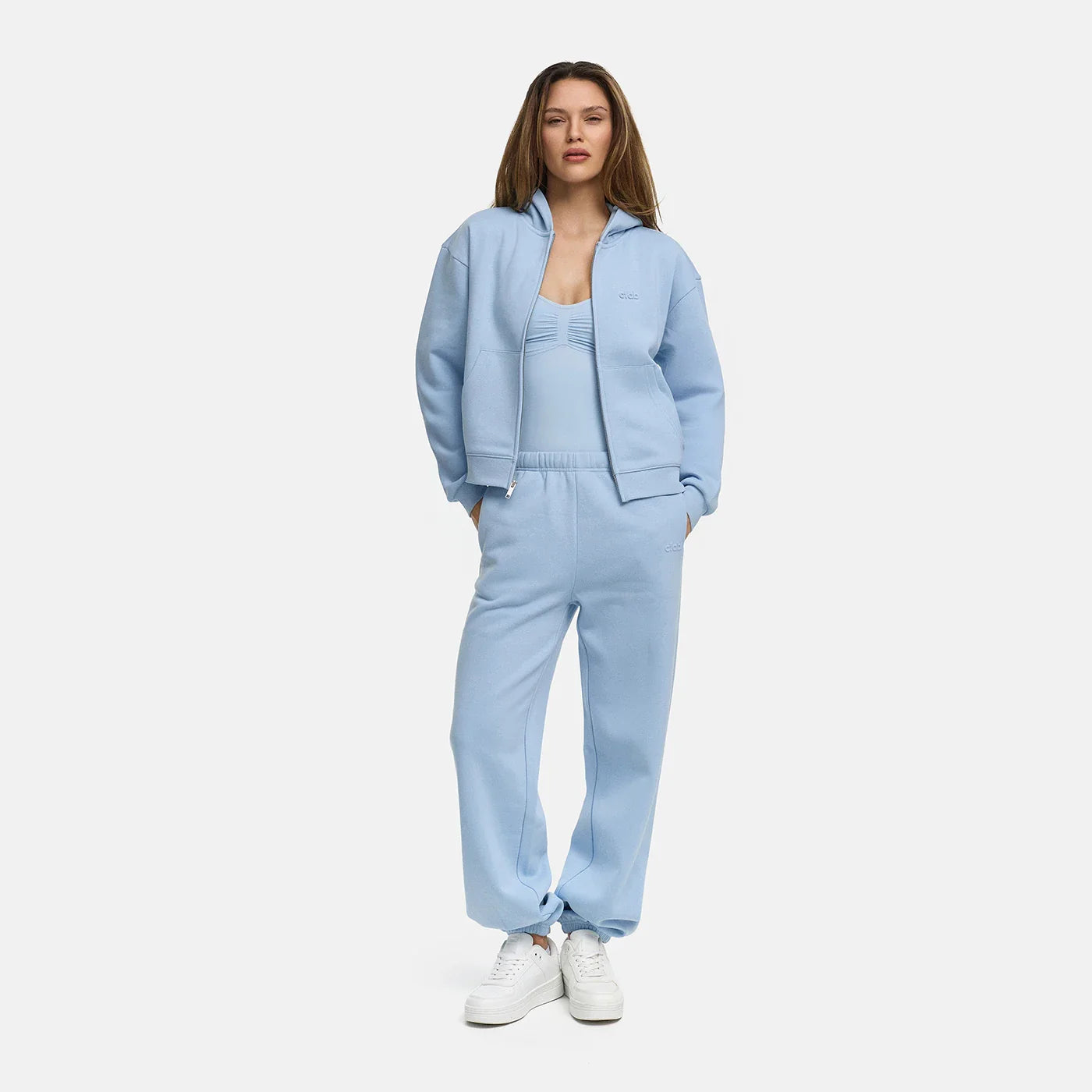 Felpa con cappuccio e zip Everyday Relaxed Fit