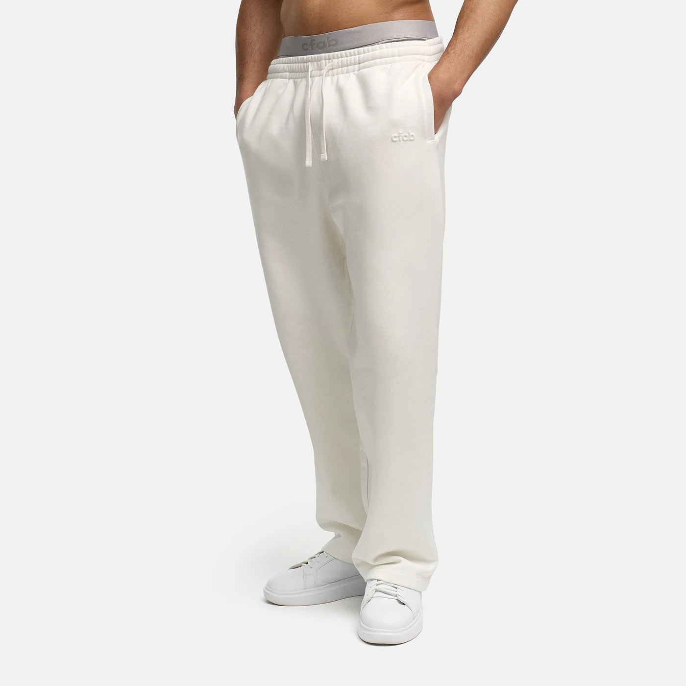 Pantaloni da uomo a gamba dritta dal taglio rilassato