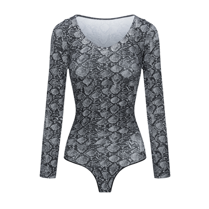 Body Sculpting Shapewear a manica lunga con stringa - Accesso anticipato
