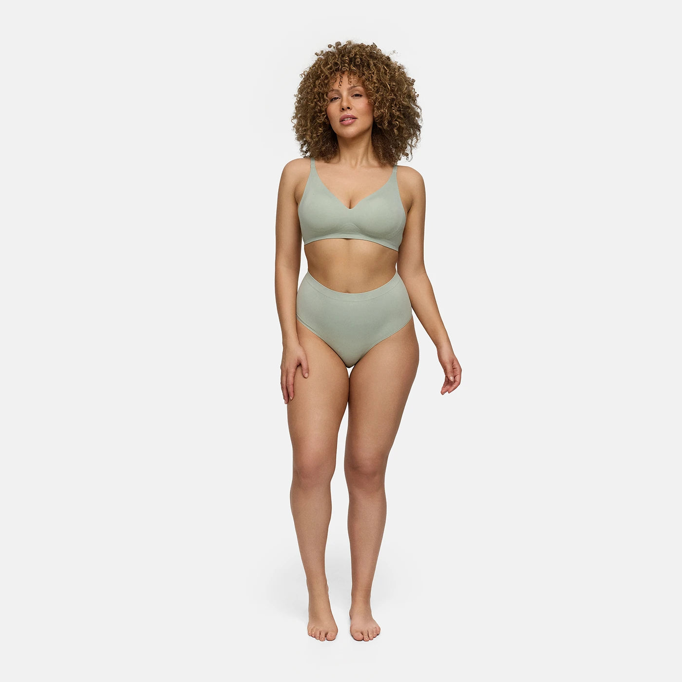 Tanga Seamless a vita alta | Confezione da 3