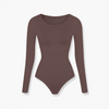 Longsleeve bodysuit beeldhouwen shapewear