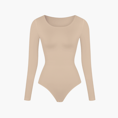 Longsleeve bodysuit beeldhouwen shapewear