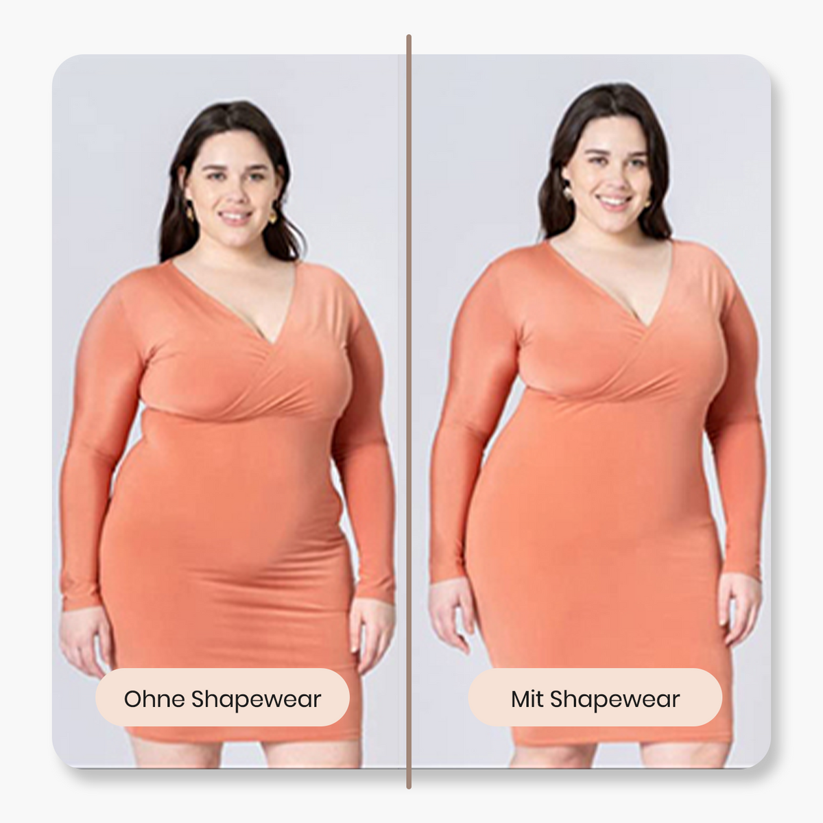 Longsleeve bodysuit beeldhouwen shapewear